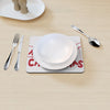 Table Mat - Hanging Letters "Merry Christmas"