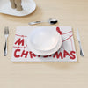 Table Mat - Hanging Letters "Merry Christmas"