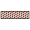 Bar Runner - Christmas Stripes - Red/Green