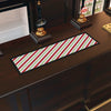 Bar Runner - Christmas Stripes - Red/Green