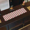 Bar Runner - Christmas Stripes - Red/Green