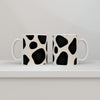 11oz Mug - Cow Print - 2 Pack