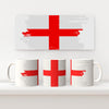 11oz Mug - England Flag (Paint Effect)